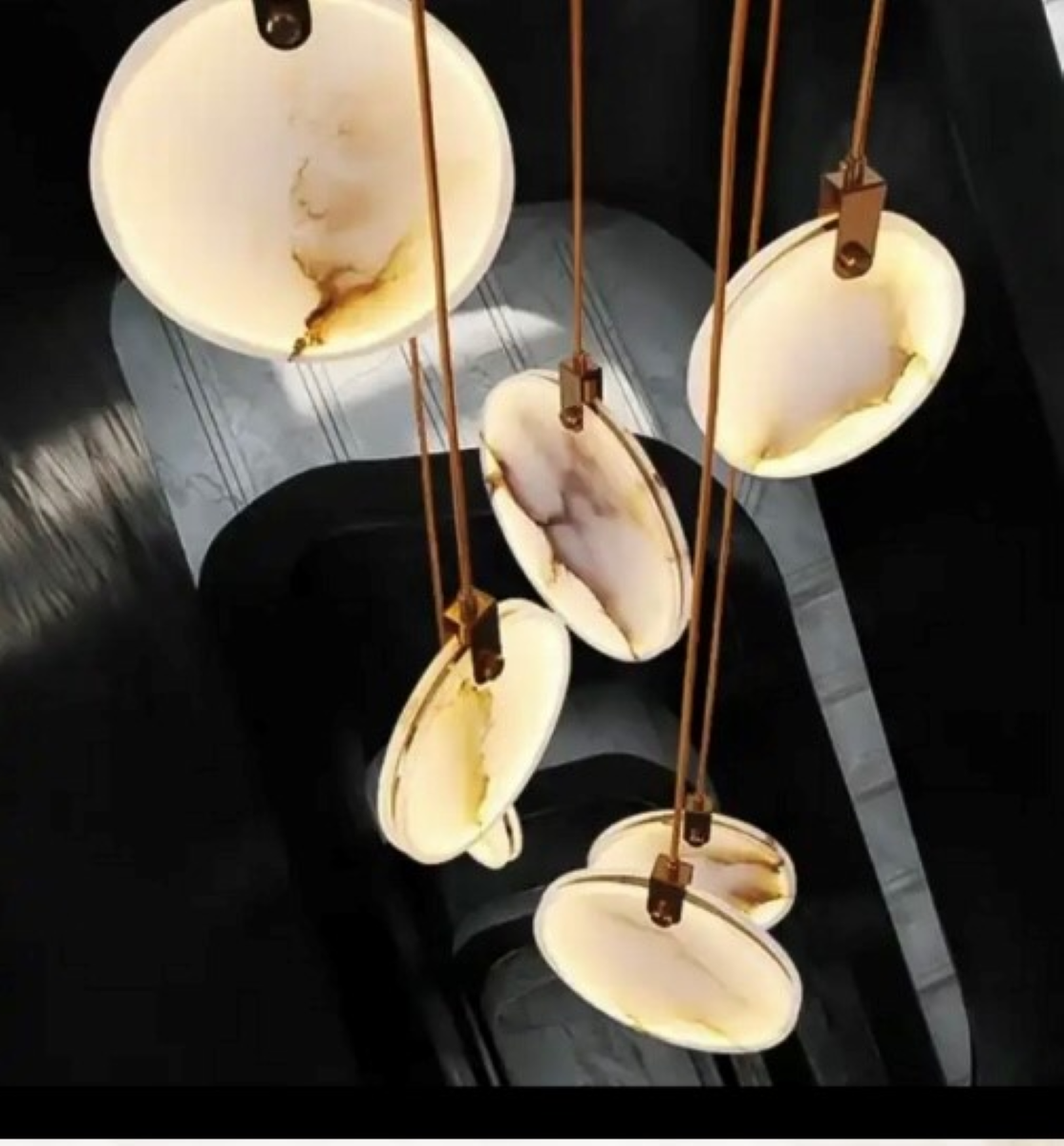 Pendant Marble Spanish Double 200 12W