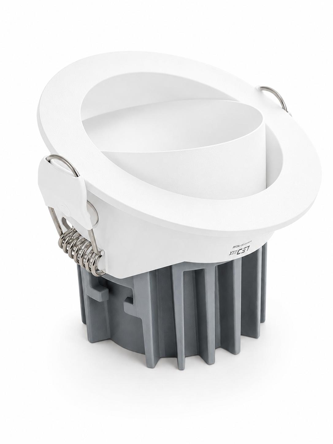 Ayala Recessed 12W Round Mtkon أبيض CCT