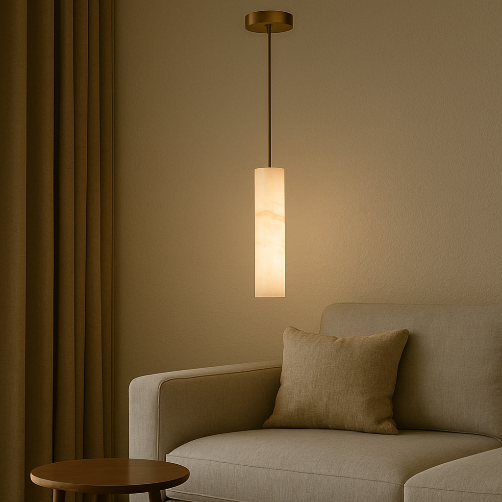 Pendant Marble Spradi Tube 60 16W