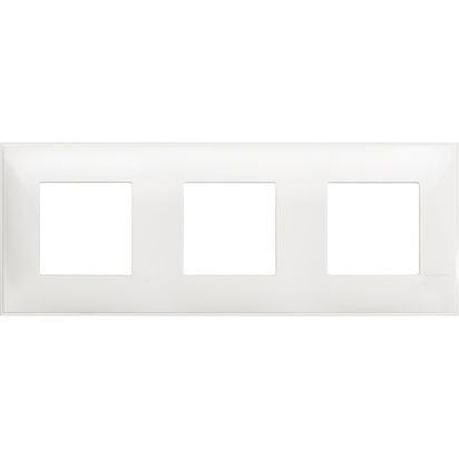 R4802M3RW - Cover plate - 2+2+2 horizontal/vertical installation modules - White