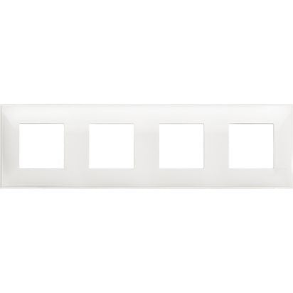 R4802M4RW - Cover plate - 2+2+2+2 horizontal/vertical installation modules - White