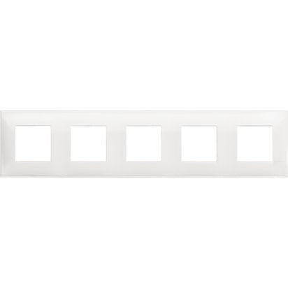 R4802M5RW - Cover plate - 2+2+2+2+2 horizontal/vertical installation modules - White