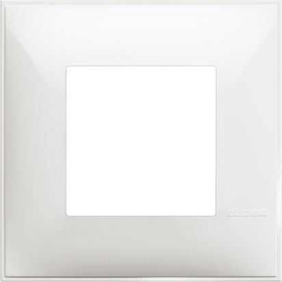 R4802RW - Cover plate - 2 modules - White