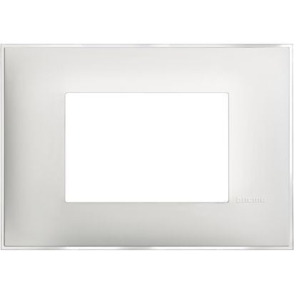 R4803ES - Cover plate - 3 modules - Ice satin