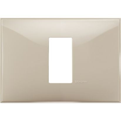 R4803M1CR - Cover plate - 1 centered module - Cream