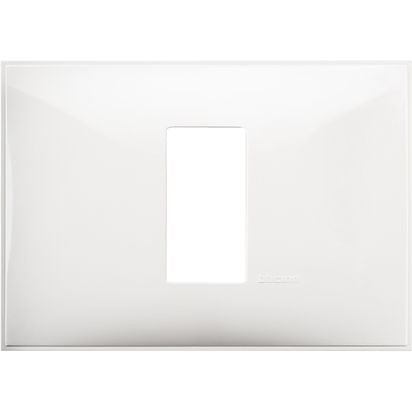 R4803M1RW - Cover plate - 1 centered module - White