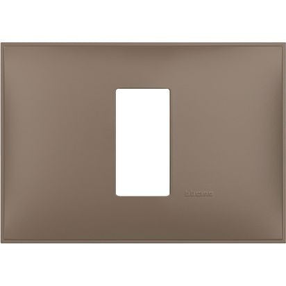 R4803M1TF - Cover plate - 1 centered module - Terra soft
