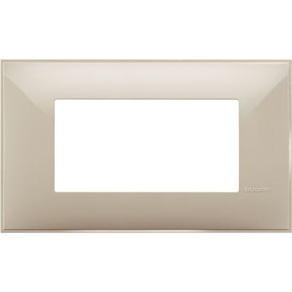 R4804CR - Cover plate - 4 modules - Cream