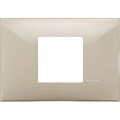 R4819CR - Cover plate - 1 centered module - Cream
