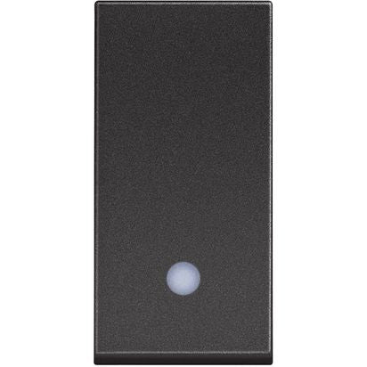 RG4005L - Push buttons 1P (NO) 10 A – 250 Vac - lightable - Black
