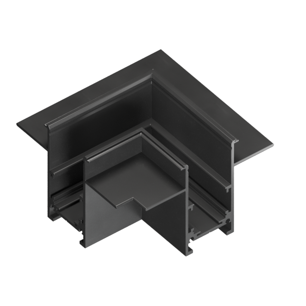 Ayala Magnetic Connector Corner Trimless بدون كهرباء CONNECTOT L أسود