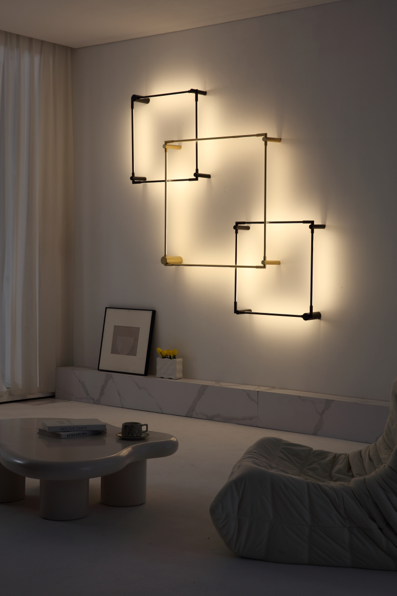 Aon Pendant Tube Square LED 30W Black