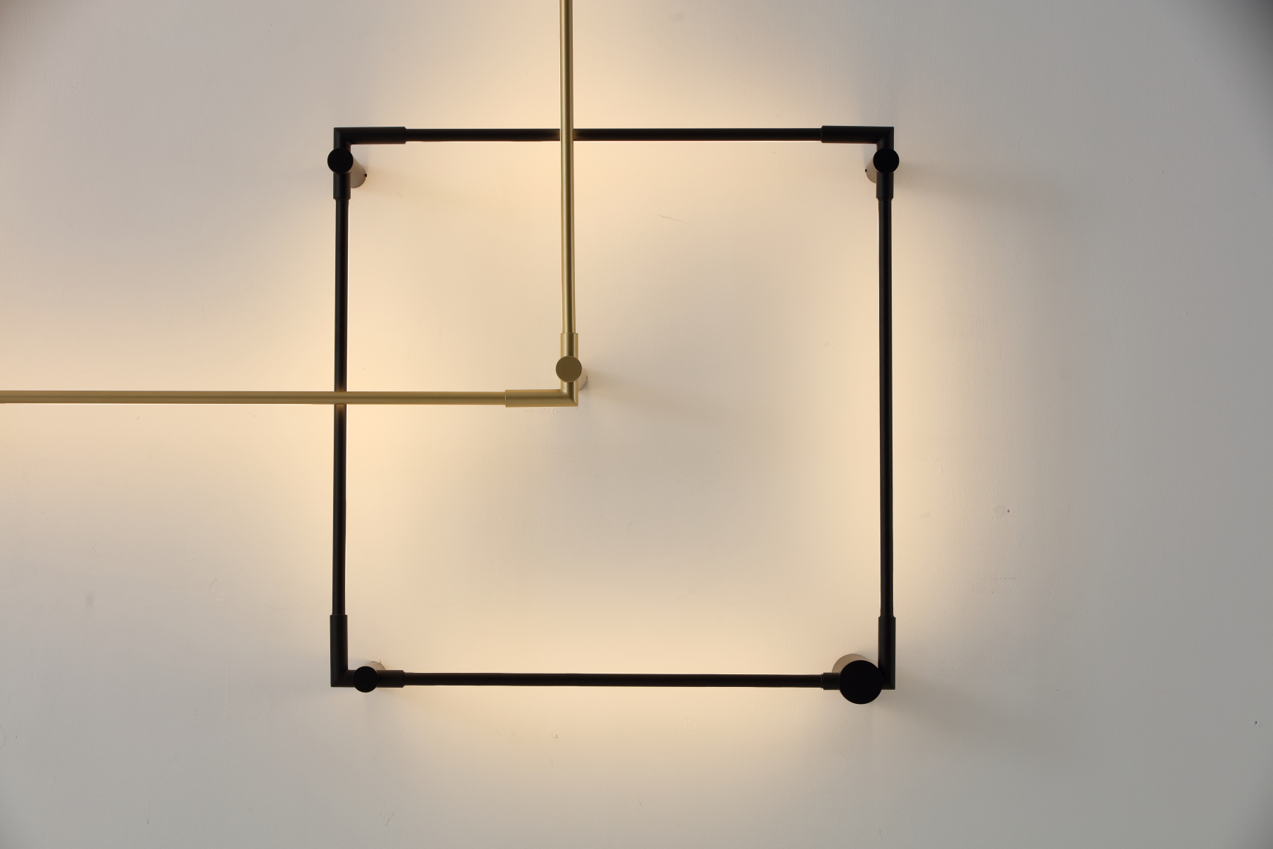 Aon Pendant Tube Square LED 24W Black