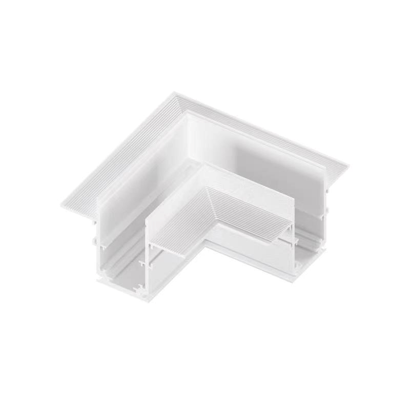 Ayala Magnetic Connector Corner Trimless بدون كهرباء CONNECTOT L أبيض