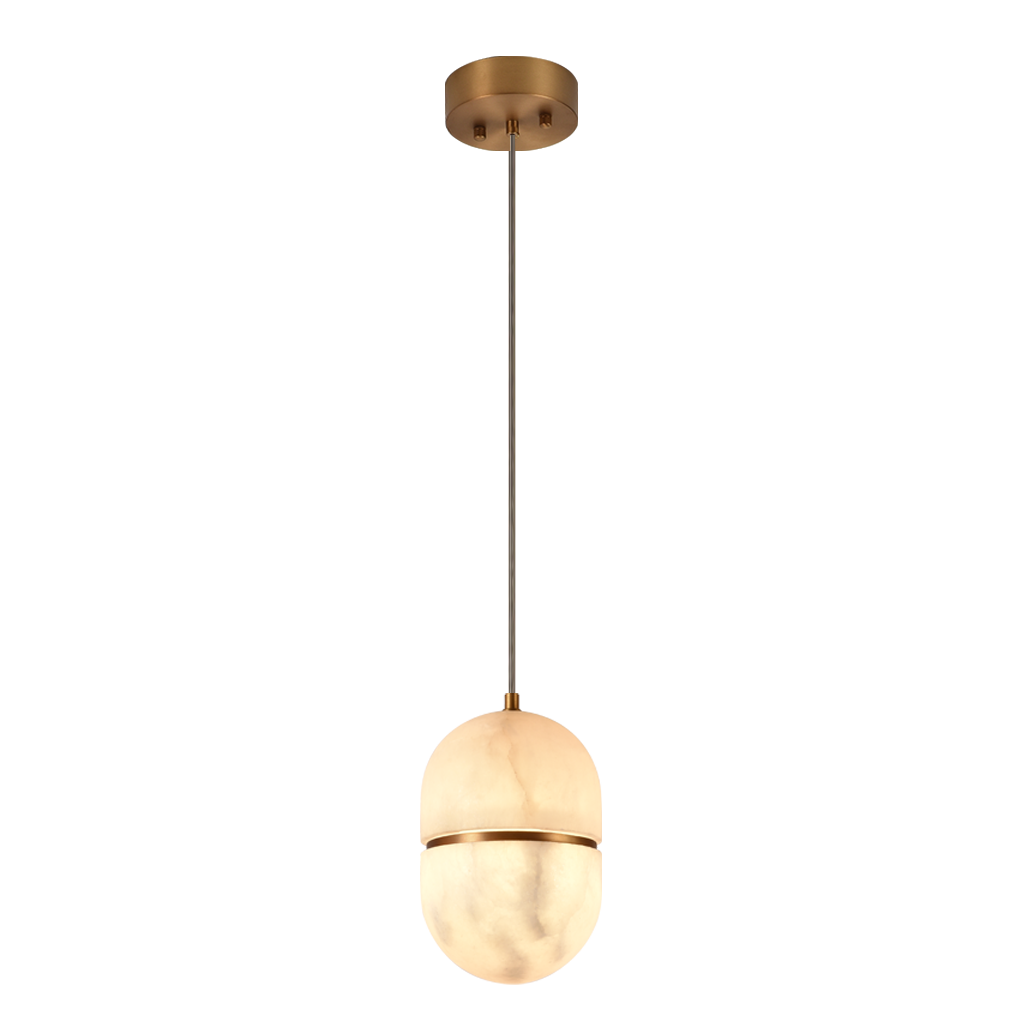 Pendant Marble Spanish BIG BETA E27 D150