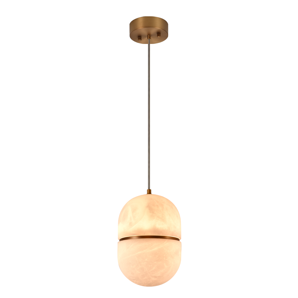 Pendant Marble Spanish BIG BETA E27 D180