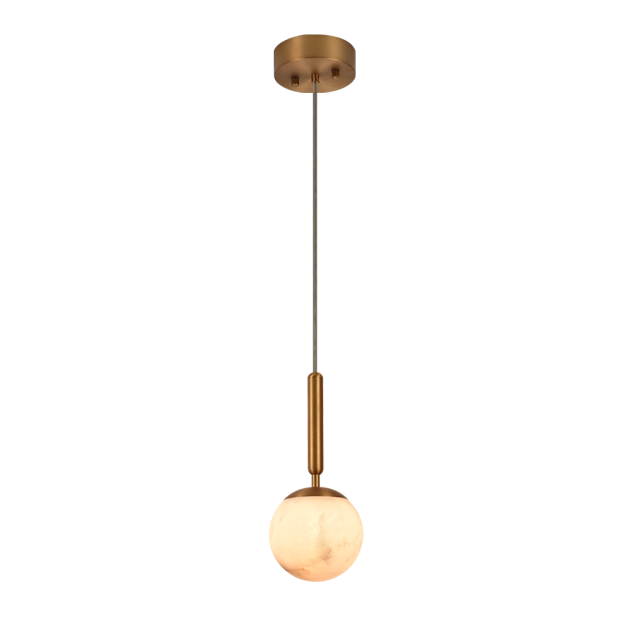 Pendant Marble Spanish Globe With Tube BR 120 G9